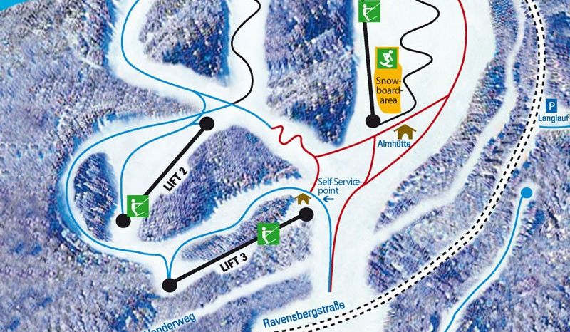 Trail map Ravensberg Bad Sachsa