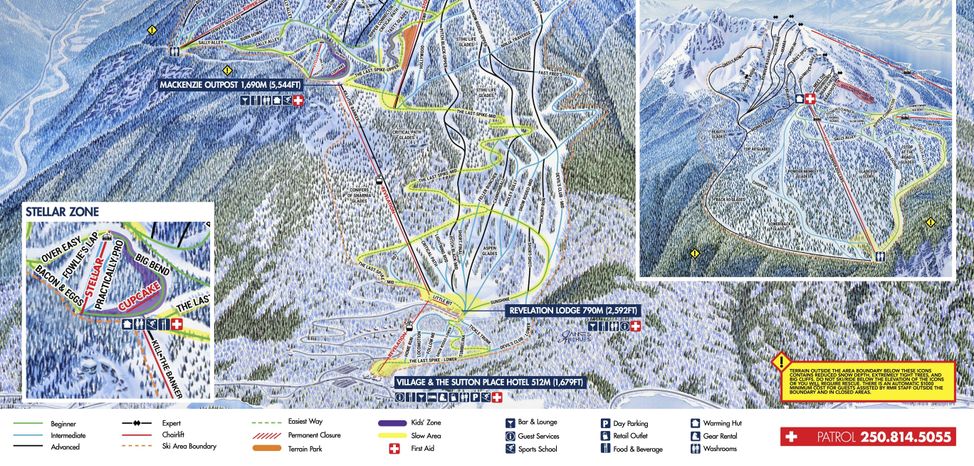 Information about the ski resort Revelstoke Mountain Resort