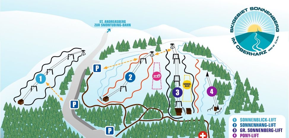 Information about the ski resort Sun mountain