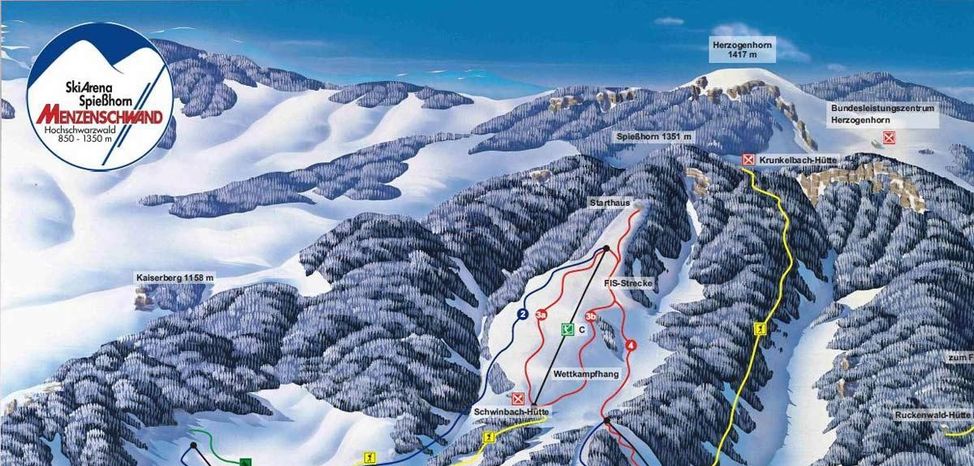 Information about the ski resort St Blasien Menzenschwand