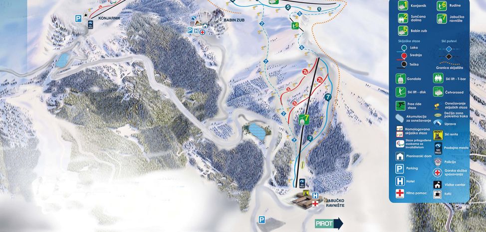 Information about the ski resort Stara Planina
