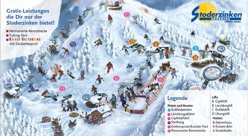 Information about the ski resort Stoderzinken