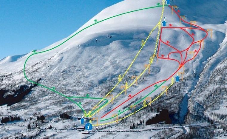 Information about the ski resort Stordal