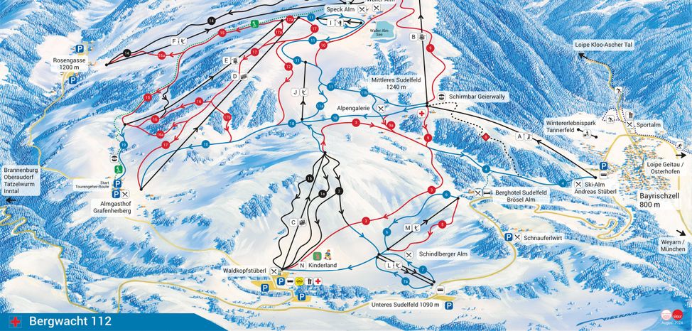 Information about the ski resort Sudelfeld