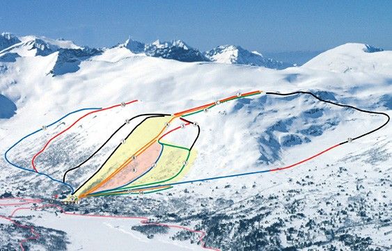 Information about the ski resort Sunnmorsalpane