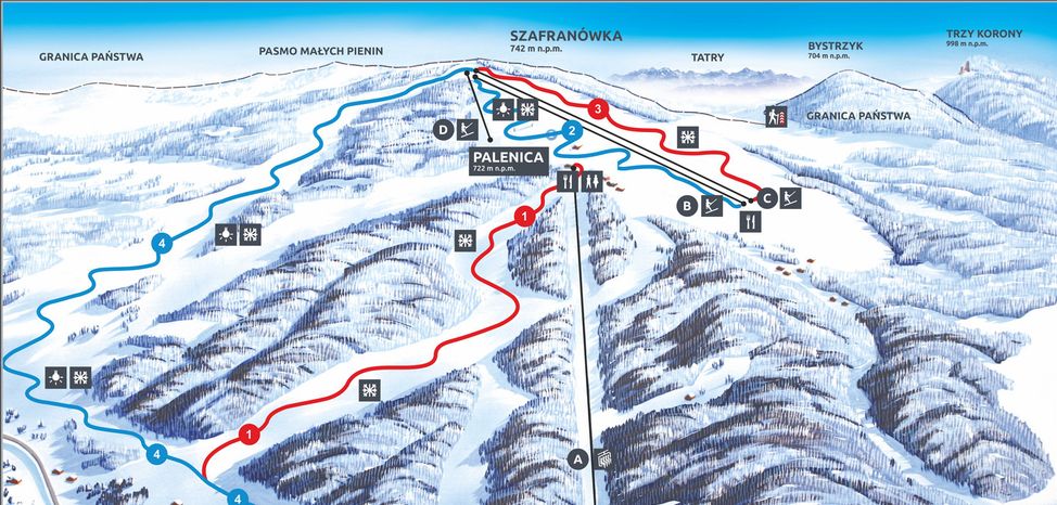 Information about the ski resort Szczawnica Palenica