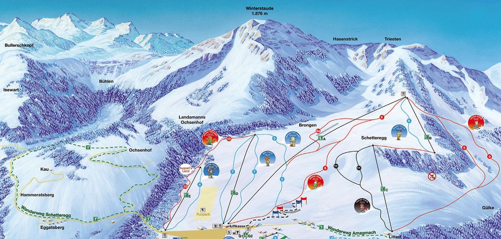 Information about the ski resort Schetteregg
