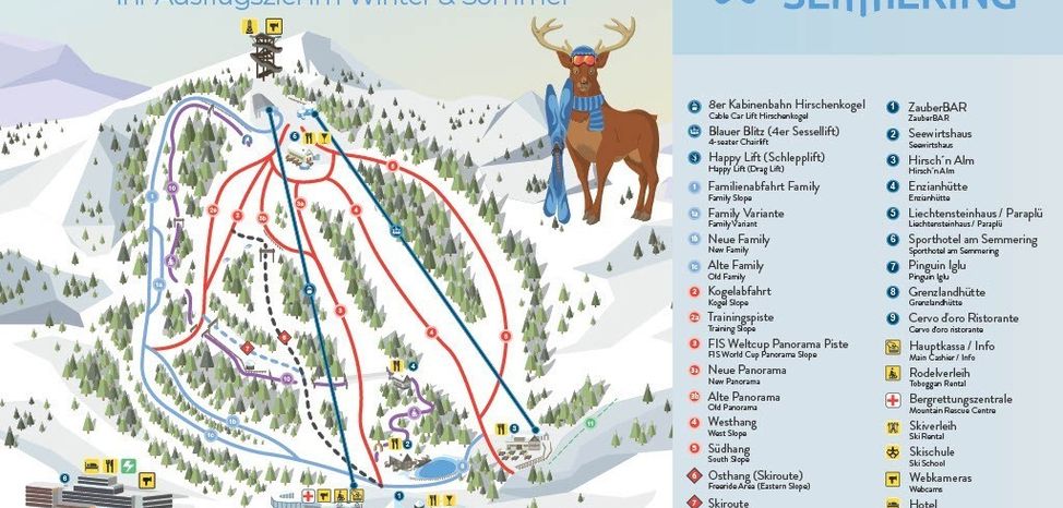 Information about the ski resort Semmering Hirschenkogel
