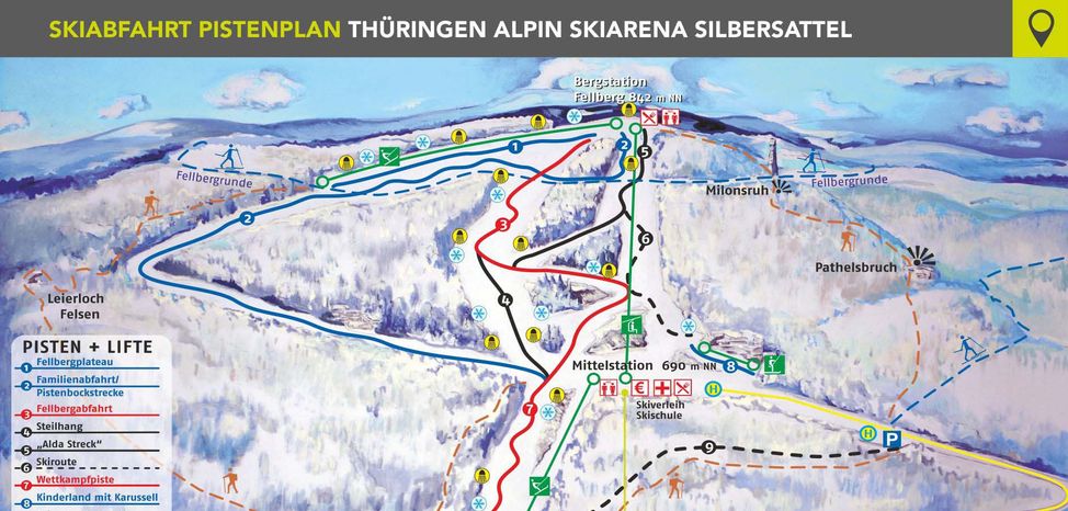 Information about the ski resort Silbersattel Steinach