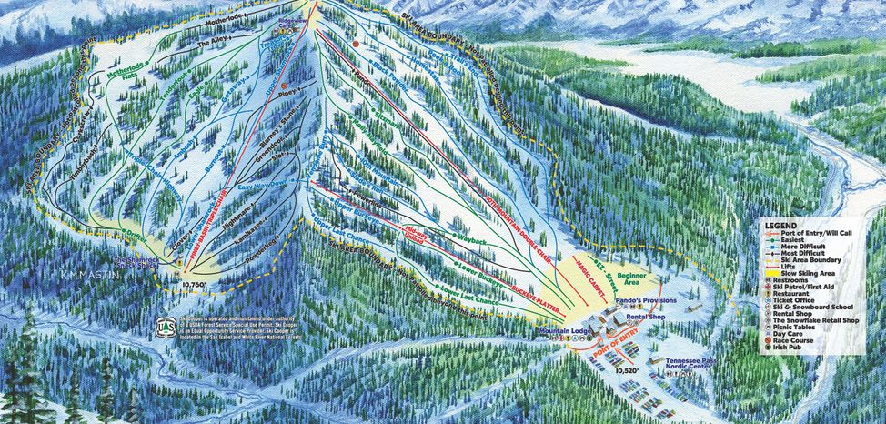 Information about the ski resort Ski Cooper