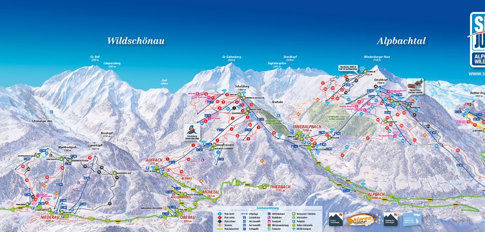 Information about the ski resort Ski Juwel Alpbachtal Wildschönau
