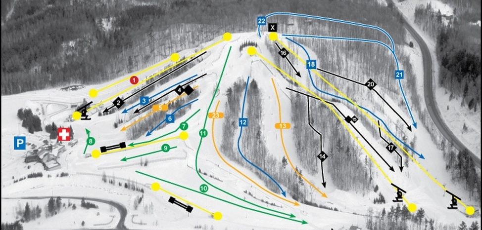 Information about the ski resort Ski Lakeridge