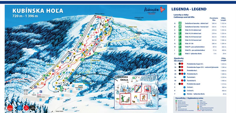 Information about the ski resort SKI PARK Kubinska hola