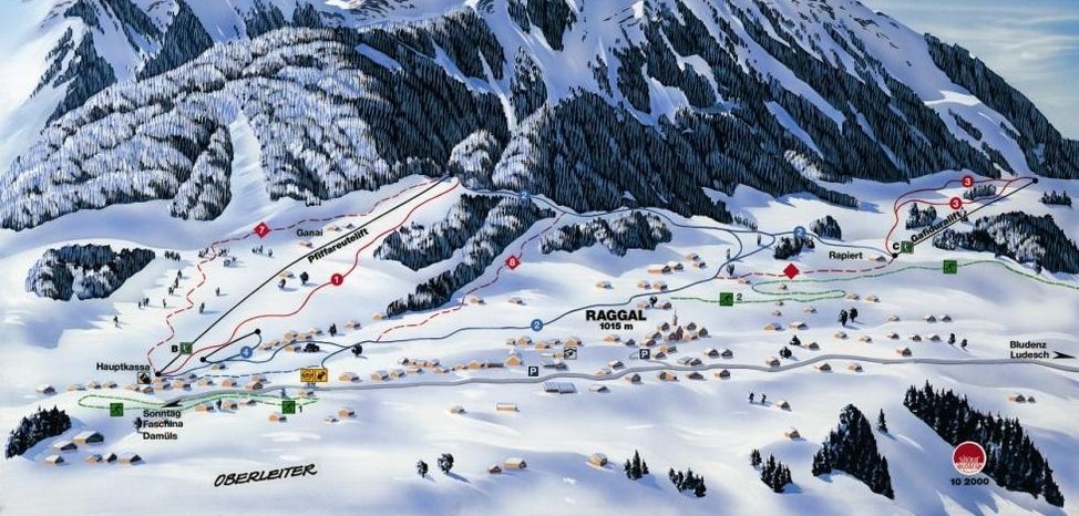 Information about the ski resort Ski Lifts Raggal