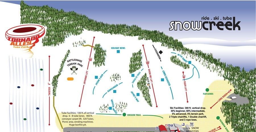 Information about the ski resort Snow Creek Ski Area