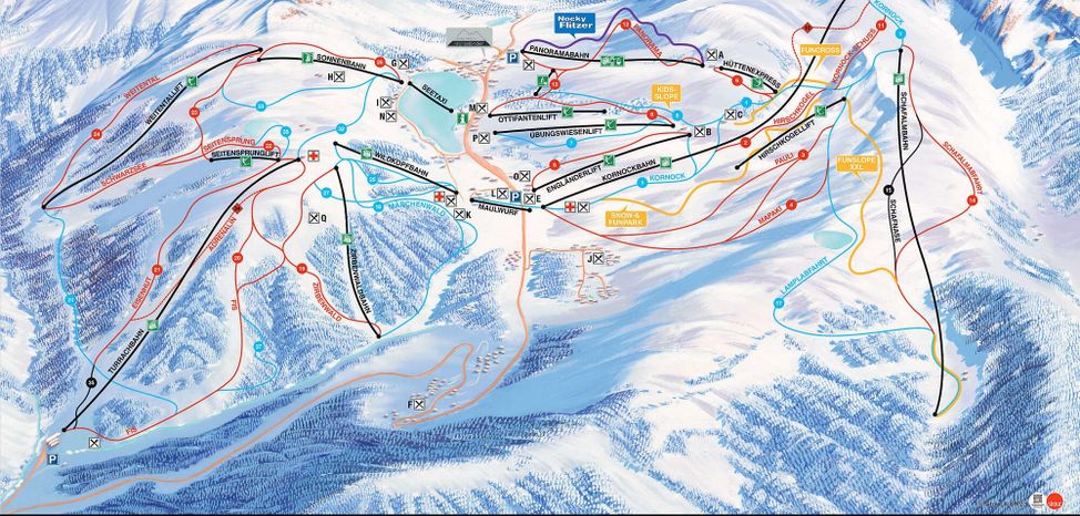 Information about the ski resort Turracher Höhe