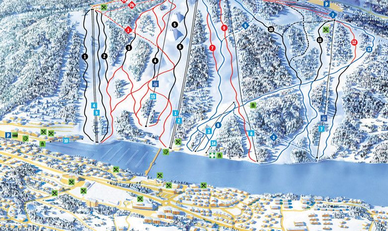 Information about the ski resort Tahko