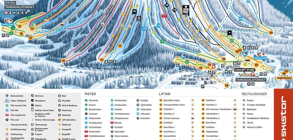 Information about the ski resort Tandadalen – Hundfjället