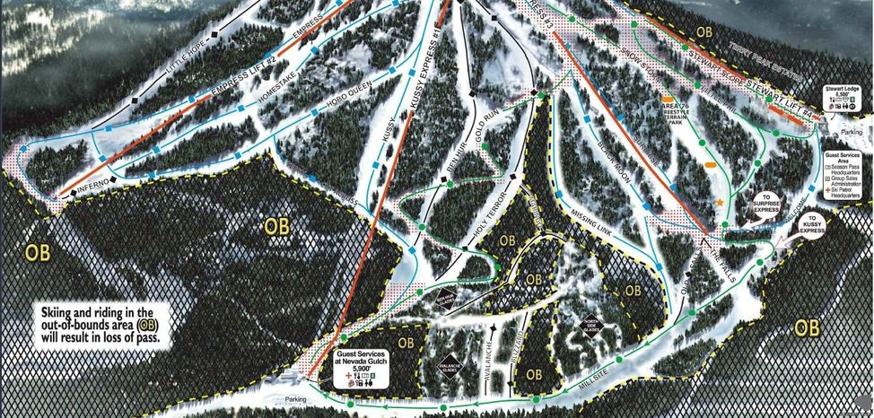 Information about the ski resort Terry Peak Ski Area