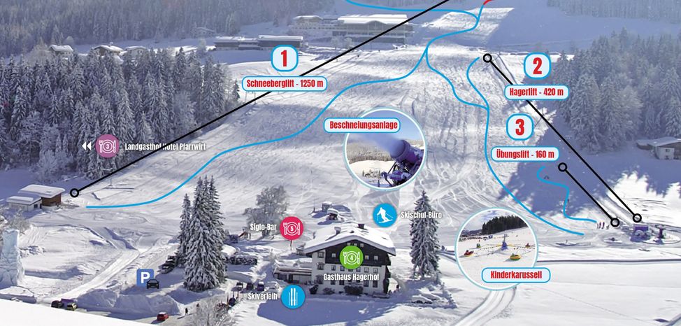 Information about the ski resort Thiersee Mitterland