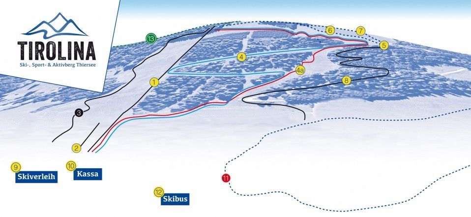 Information about the ski resort Tirolina