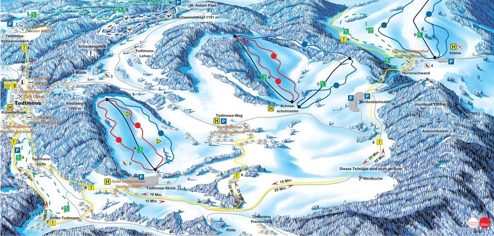 Information about the ski resort Todtmoos