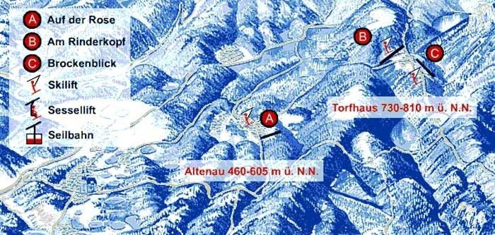 Information about the ski resort Torfhauslift