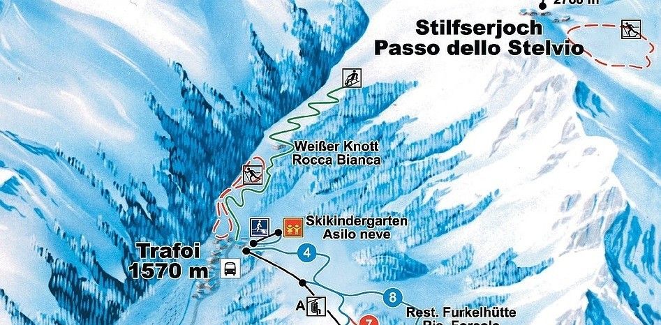 Information about the ski resort Trafoi