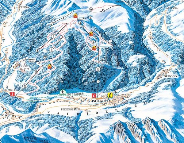 Information about the ski resort Valdidentro