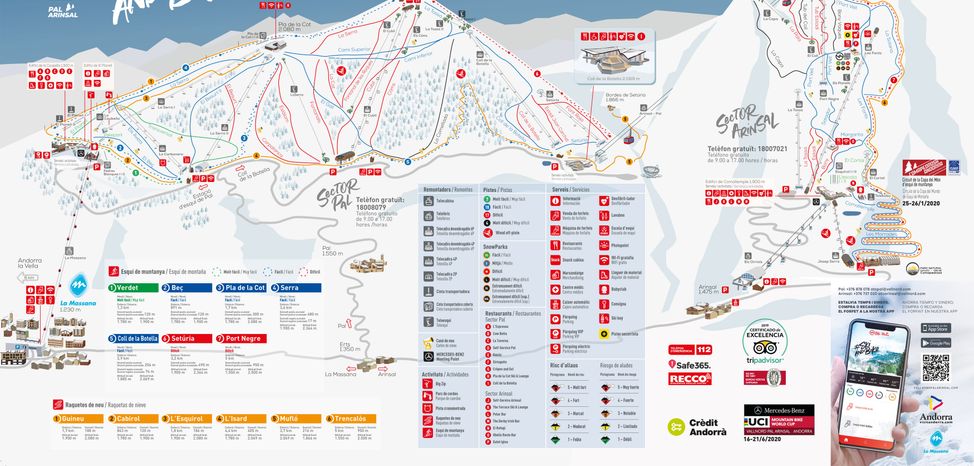 Information about the ski resort Vallnord - Pal Arinsal