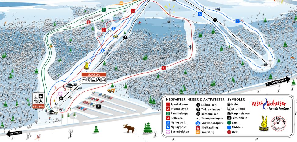 Information about the ski resort Vaset