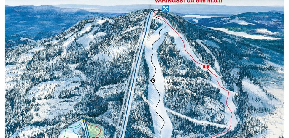 Information about the ski resort Varingskollen