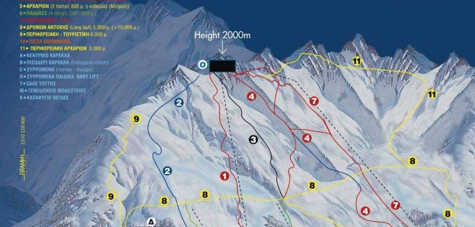 Information about the ski resort Vigla Pisoderi Verno Florina