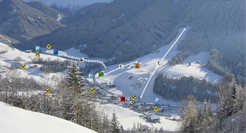 Information about the ski resort Villnöss