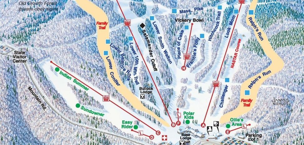 Information about the ski resort Wachusett Mountain