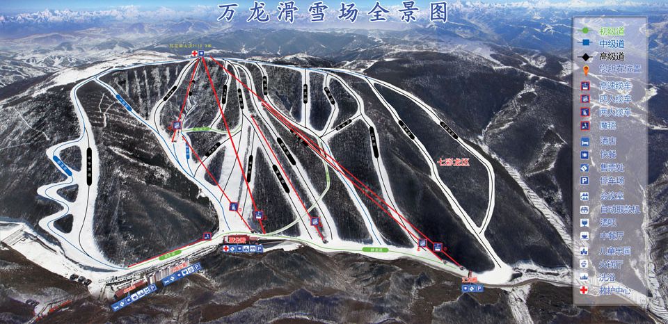 Information about the ski resort Wanlong
