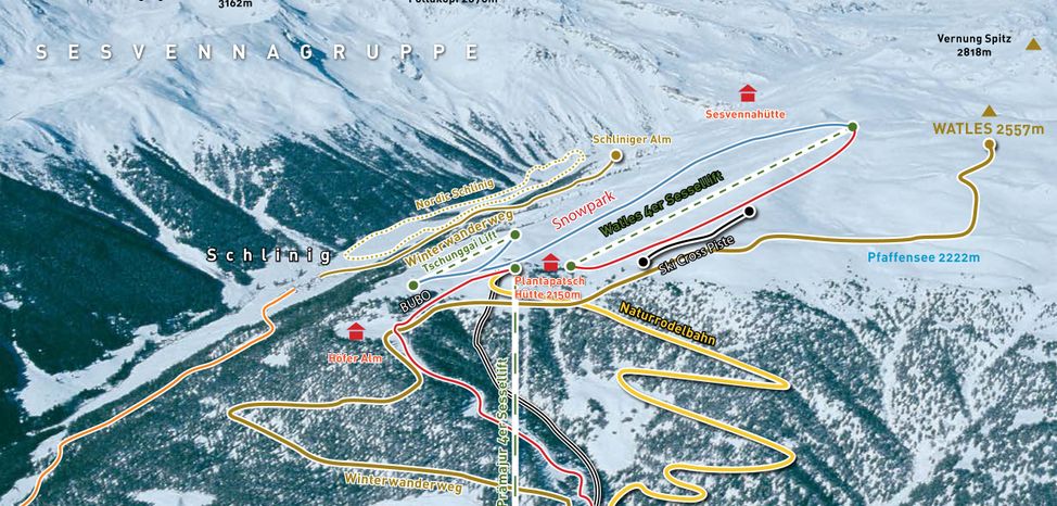 Information about the ski resort Watles