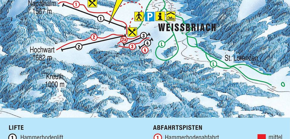 Information about the ski resort Weissbriach Gitschtal