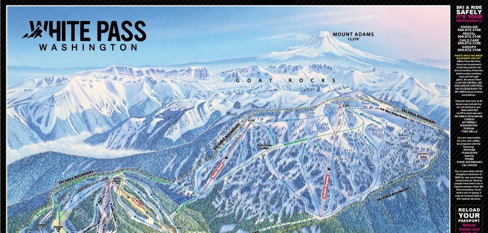 Information about the ski resort White Pass Ski Area