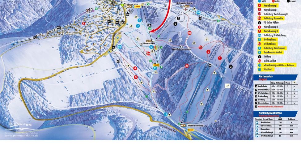Information about the ski resort Winterberg Altastenberg