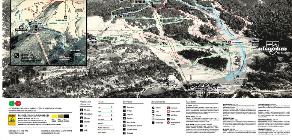 Detaillierte Infos zum Skiurlaub im Skigebiet Chapelco