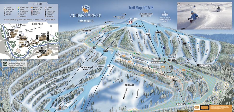 Pistenplan China Peak