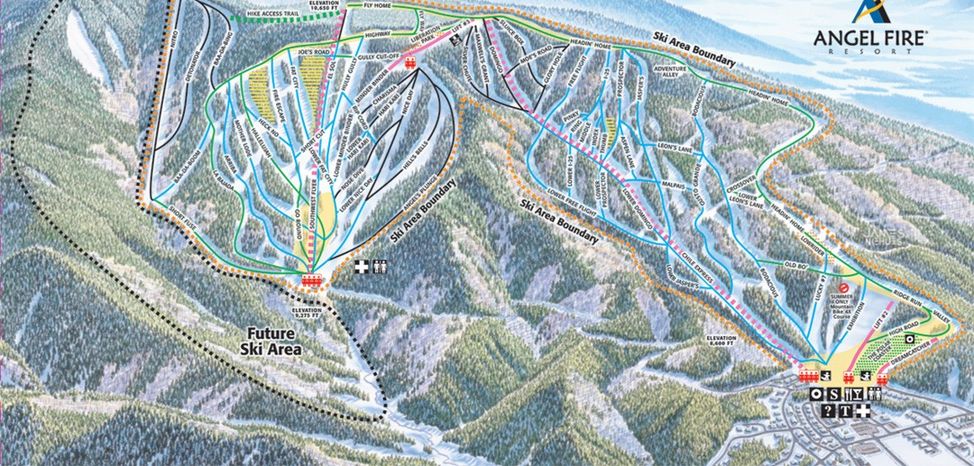 Detaillierte Infos zum Skiurlaub im Skigebiet Angel Fire Resort