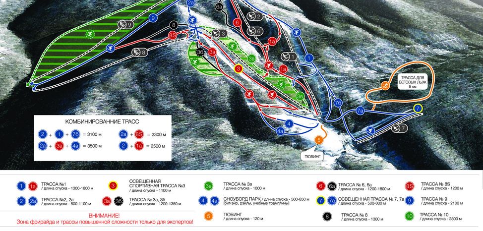 Pistenplan Adzhigardak