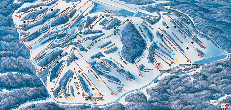 Detaillierte Infos zum Skiurlaub im Skigebiet Afton Alps Ski Area