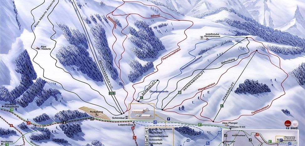 Pistenplan Hochhäderich