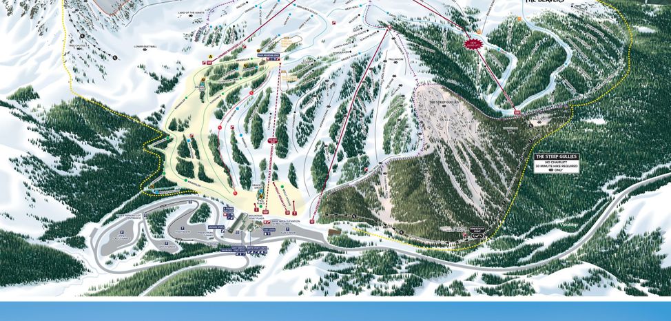 Pistenplan Arapahoe Basin