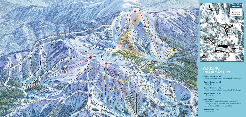 Detaillierte Infos zum Skiurlaub im Skigebiet Bogus Basin