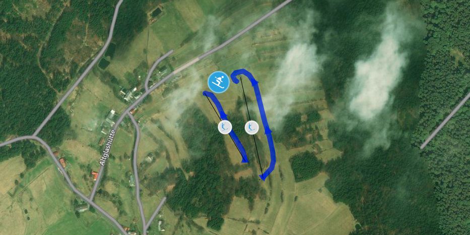 Lage der Lifte in Altglashütte