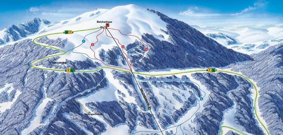 Pistenplan Belchenbahn